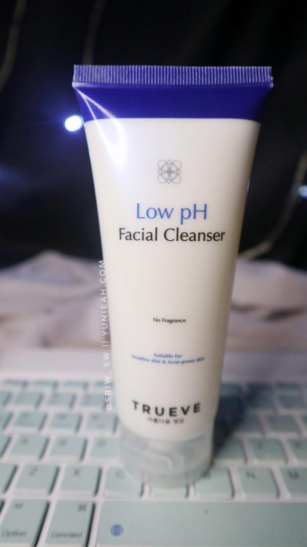 review trueve low ph facial cleanser