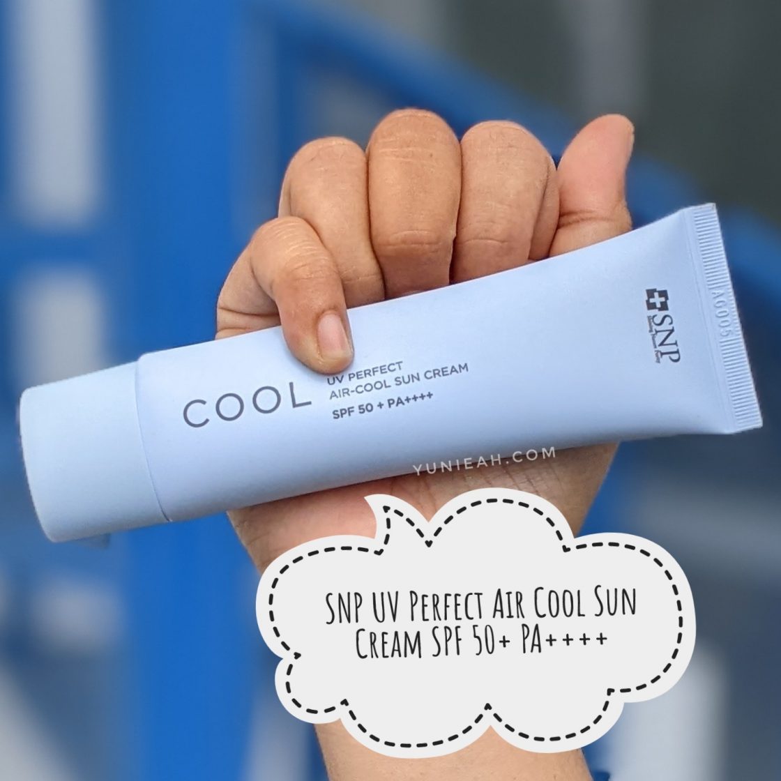 SNP UV PERFECT AIR COOL SUN CREAM REVIEW
